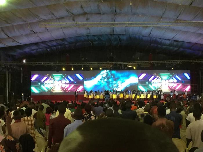 P6.25 Dinding Video LED Sewa Luaran Di Uganda